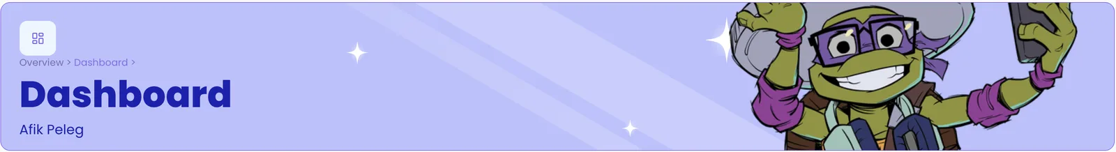 Nick Academy dashboard header