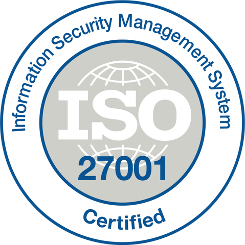ISO 27001 certified